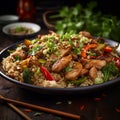 stir fried chicken with vegetables