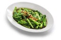 Stir fried chinese kale with oyster sauce