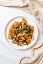 Stir Fried Clams with Roasted Chilli Paste Royalty Free Stock Photo