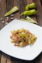 Stir Fried Green Chili with pork