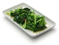 Stir fried greens Royalty Free Stock Photo