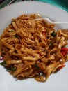 stir-fried kwetiau noodles with chili
