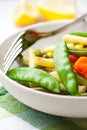 Stir-fried mixed vegetables in a bowl