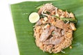 Stir-fried noodle Pad Thai. Royalty Free Stock Photo