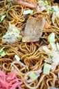 Stir fried noodle yakisoba Royalty Free Stock Photo