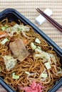 Stir fried noodle yakisoba Royalty Free Stock Photo