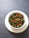 Stir fried Okra