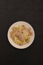 Stir-fried pork and cabbage Royalty Free Stock Photo