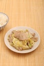 Stir-fried pork and cabbage Royalty Free Stock Photo