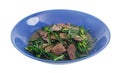 Stir fried pork liver with Chinese chives
