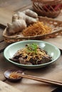 Stir-fried pork liver with shredded ginger Royalty Free Stock Photo