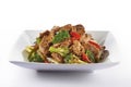 Stir fried pork with vegetable Royalty Free Stock Photo