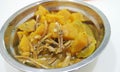 Stir Fried Pumpkin with Egg in A Dish