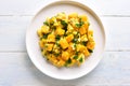 Stir-fried pumpkin with eggs Royalty Free Stock Photo