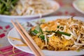 Stir fried rice noodles