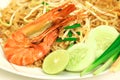 Stir-fried rice noodles (Pad Thai)