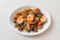 Stir-Fried Sea Cucumber with Shrimps