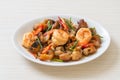 Stir-Fried Sea Cucumber with Shrimps