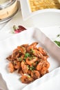 Stir fried Shrimps Royalty Free Stock Photo