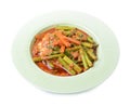 Stir fried variety of vegetables , Thai style food