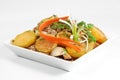 Stir Fry Beef and Potatoes Royalty Free Stock Photo