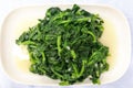 Stir fry dau miu, or snow pea sprout, winter season vegetable