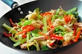 Stir fry Royalty Free Stock Photo