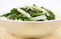 Stire Fried Chinese Vegetable (bok choy) Royalty Free Stock Photo