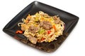 Stirfry beef chow mein Royalty Free Stock Photo