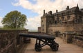 Stirling castle canon Royalty Free Stock Photo