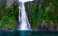 Stirling Falls at Milford Sound in New Zealand