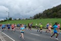 Lead Runners at the first Stirling Marathon Scotland.