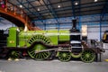 Stirling Single steam locomotive at the National Railway Museum in York