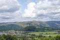 View over Stirling and the Wallace Monument Royalty Free Stock Photo