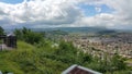 Stirling viewed from the wallace monument Royalty Free Stock Photo