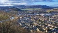Stirling from Wallace Monument Royalty Free Stock Photo
