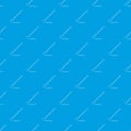 Stirring rod pattern vector seamless blue Royalty Free Stock Photo