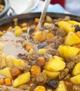 Stirring Traditional stew