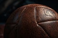 Stitched football texture