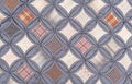 Stitching Patterns bedspread Royalty Free Stock Photo