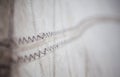 A stitching thread sail close up Royalty Free Stock Photo