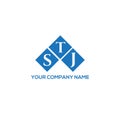 STJ letter logo design on white background. STJ creative initials letter logo concept. STJ letter design