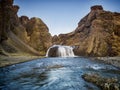 Stjornarfoss Waterfall, Kirkjubaejarklaustur, Iceland