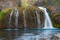 Stjornarfoss waterfall near Kirkjubaejarklaustur in south Iceland