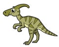 A Parasaurolophus dinosaur