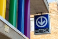 STM metro sign in Gay village