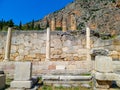 Stoa of the Athenians Royalty Free Stock Photo