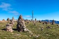 Stoanerne Mandln, stone cairns, South Tyrol