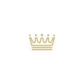 king crown logo textile industry clothing logo icon