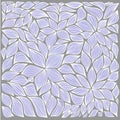 Stock abstract leaf and flowers elements set. summer desi